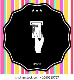 Inserting credit card icon