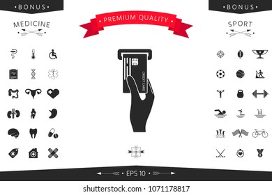 Inserting credit card icon