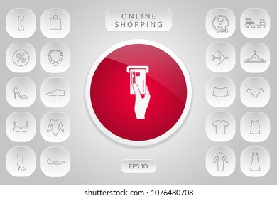 Inserting credit card icon