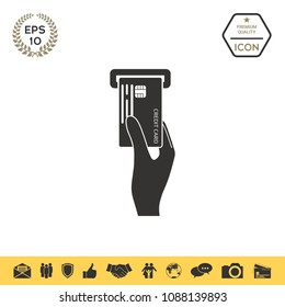Inserting credit card icon