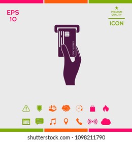 Inserting credit card icon