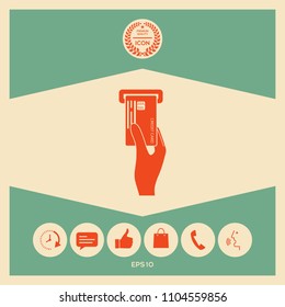 Inserting credit card icon