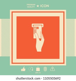 Inserting credit card icon