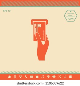 Inserting credit card icon