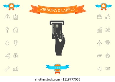 Inserting credit card icon