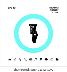 Inserting credit card icon