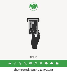Inserting credit card icon