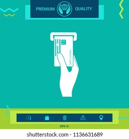 Inserting credit card icon