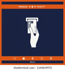 Inserting credit card icon