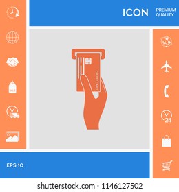 Inserting credit card icon