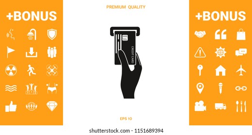 Inserting credit card icon