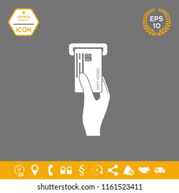 Inserting credit card icon
