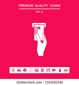 Inserting credit card icon