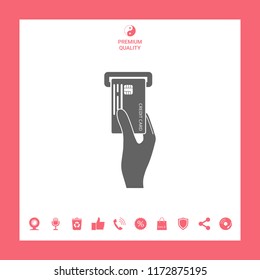 Inserting credit card icon
