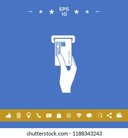Inserting credit card icon
