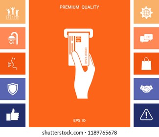 Inserting credit card icon