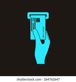 Inserting credit card icon