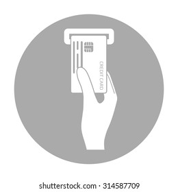 Inserting credit card icon.
