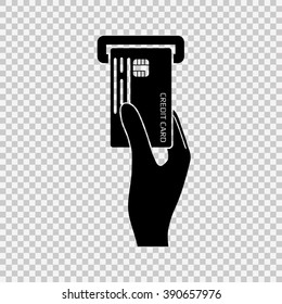 Inserting credit card icon