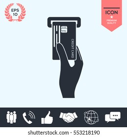 Inserting credit card icon