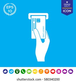 Inserting credit card icon