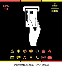 Inserting credit card icon