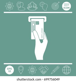 Inserting credit card icon