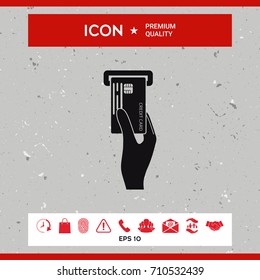 Inserting credit card icon