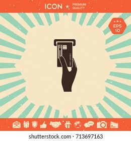 Inserting credit card icon