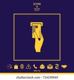 Inserting credit card icon