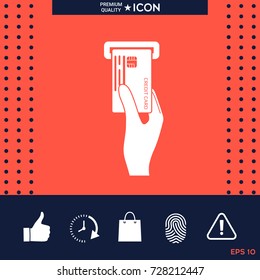 Inserting credit card icon