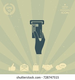 Inserting credit card icon