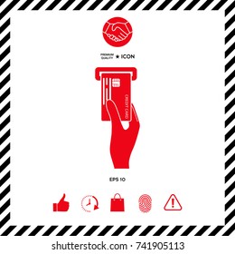 Inserting credit card icon