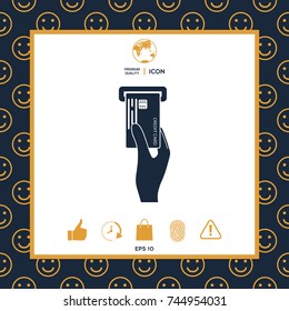 Inserting credit card icon