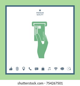 Inserting credit card icon