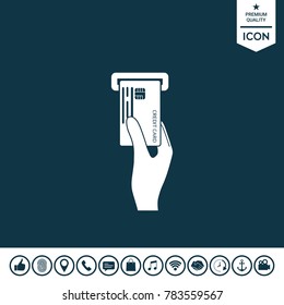 Inserting credit card icon