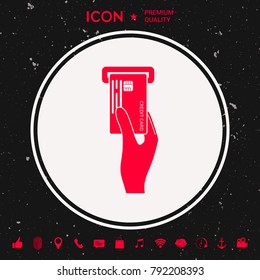Inserting credit card icon
