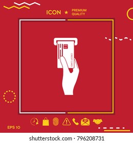Inserting credit card icon