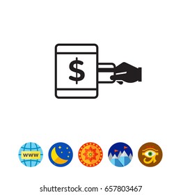 Inserting credit card into ATM