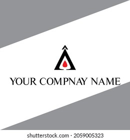 A Inside Blood Logo Design