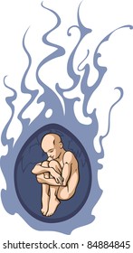 Inside the egg