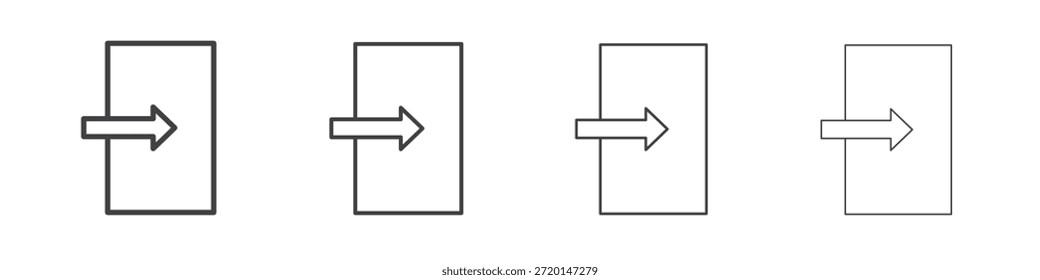 Dentro do conceito de ícone Pictograma Linear. Ilustração de elemento simples.