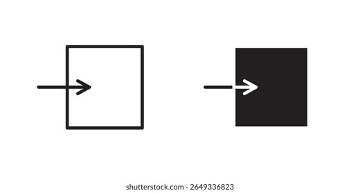 Inside icon Design Illustrations. editable web icons