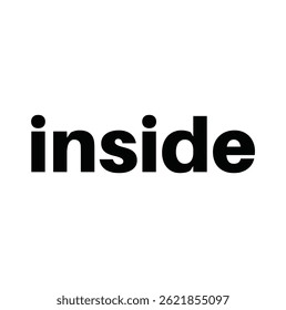 inside text for T-shirt print and other use on white background.