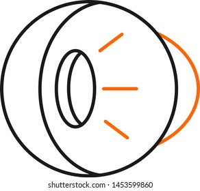 Inside View of Eye icon for your project
