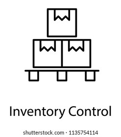 
A inside view of a warehouse where packages are stored and kept in a symmetry showing inventory control
