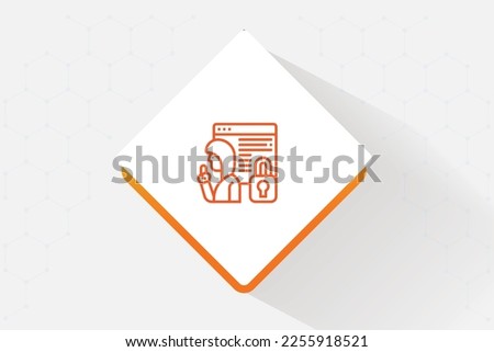 Insider Threat Solutions icon vector design