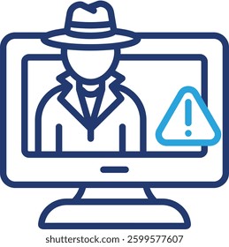 Insider Threats Icon Element For Design
