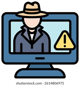 Insider Threats Icon Element For Design