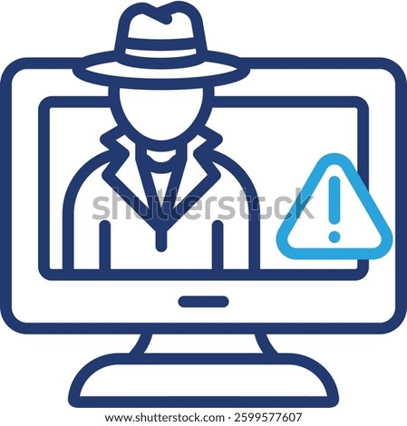 Insider Threats Icon Element For Design